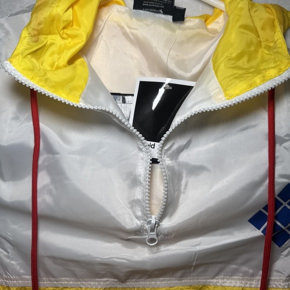 Polaroid Windbreaker Men's Sz Large Multicolor Hooded Supercolor Video Cassette - Picture 7 of 10